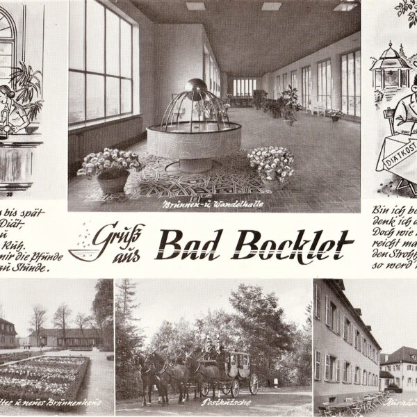 Die Kuranlagen in Bad Bocklet