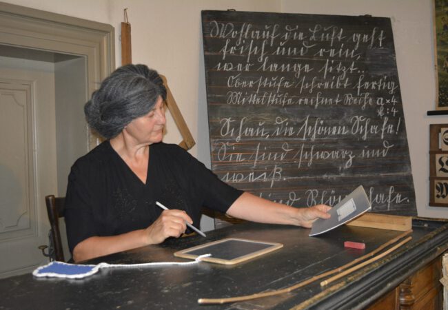 Unterricht mit dem Schulfräulein