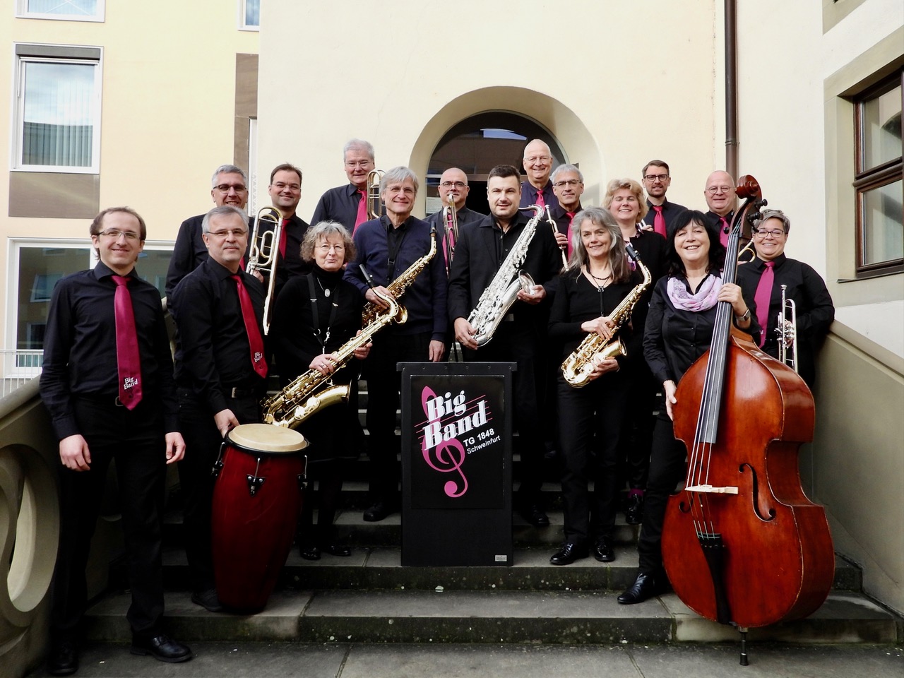 Die TG Big-Band Schweinfurt spielt am Freitag beim Weinfest auf Schloss Aschach. (Foto: TG Big-Band)