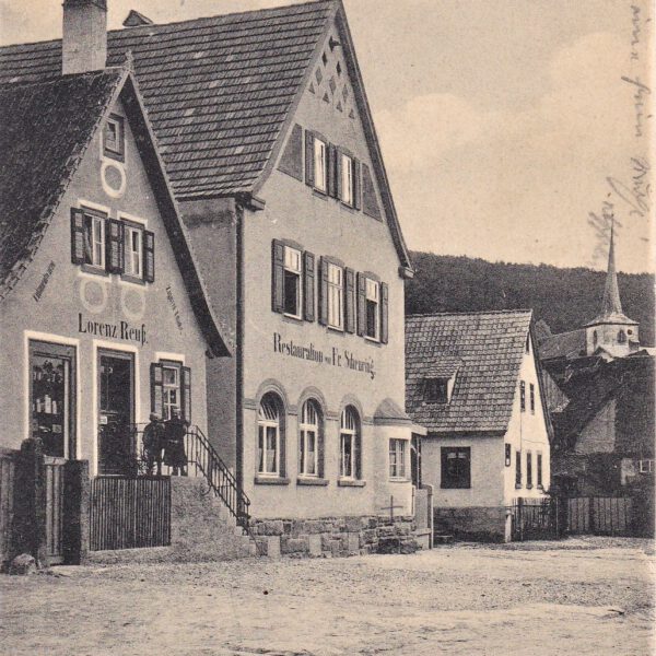 Ortsdurchfahrt mit Restauration Scheuring