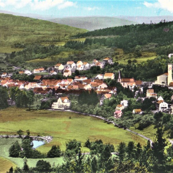 Das malerische Dorf Bad Bocklet