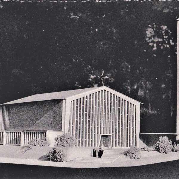 Architektenentwurf der St. Laurentius Kirche