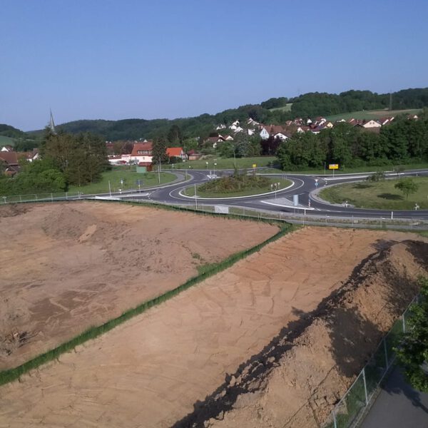 17.05.2020: Aufnahme der Baustelle von oben.