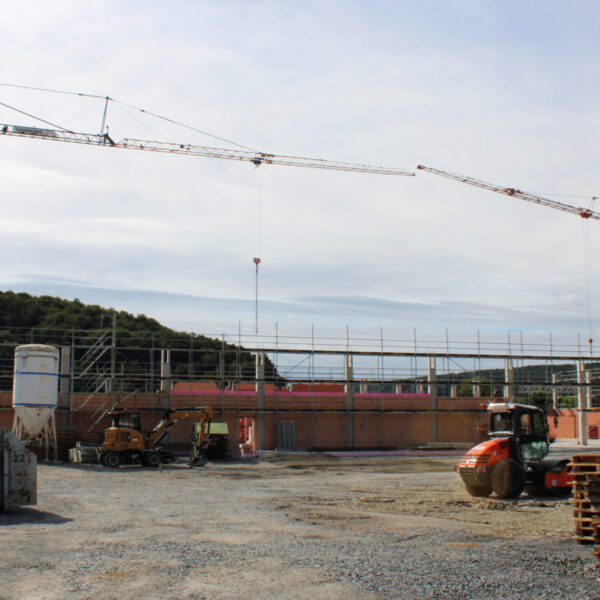 10.09.2020: Die Wände werden immer höher.