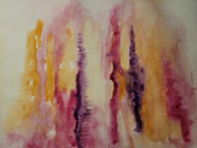 Intuitives Malen in Acryl Foto