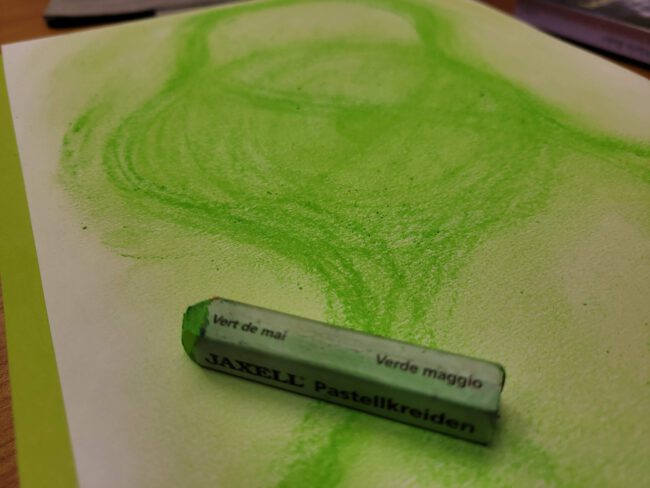 Intuitives Malen in der Natur Foto