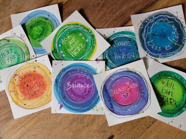 Herzimpuls-Kartenset Foto