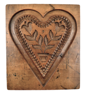 Model - Herz mit zwei Blumen - Frau Schmitz