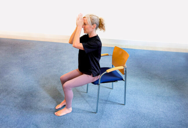 Gesichts- und Augenyoga Foto