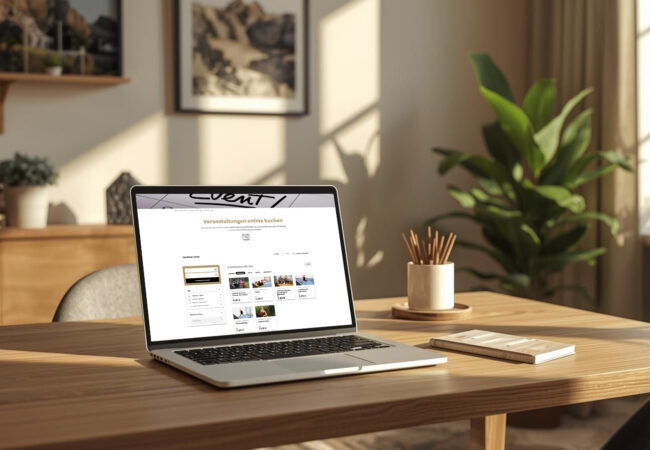Veranstaltungen jederzeit online buchen