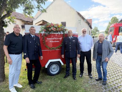 Neuer Tragkraftspritzenanhänger für die Feuerwehr Nickersfelden