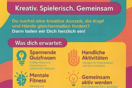 Geistig aktiv mit Hand & Verstand