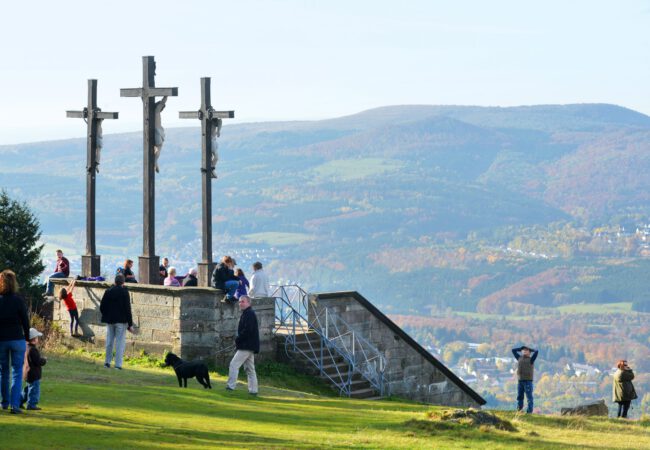 Mit dem Shuttle zum Kreuzberg