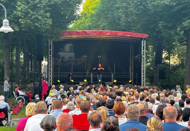 Das war das OpenAir mit Michl Müller im Kurpark von Bad Bocklet