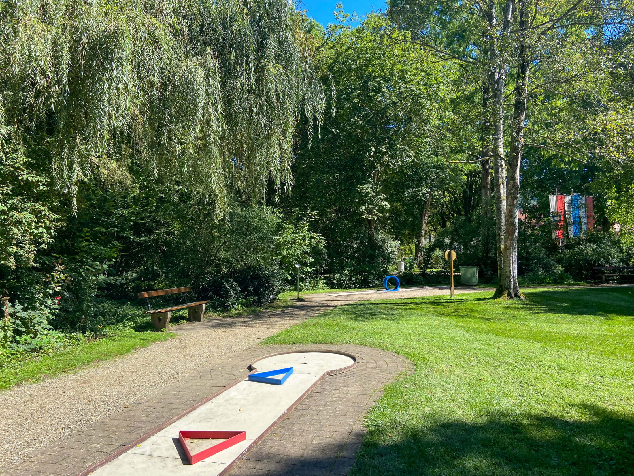 Minigolfanlage Bad Bocklet - Bahn Natur - Foto Linda Voll