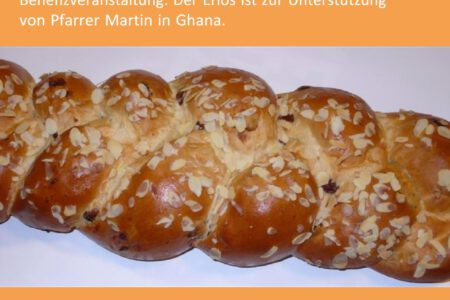 Benefizveranstaltung „Längstes Osterbrot von Bad Bocklet nach Ghana“