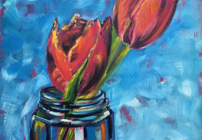 Ölmalkurs auf Schloss Aschach: „Springbreak – Frühlingsmotive in Ölfarben“