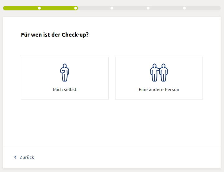 Screenshot Symptomchecker