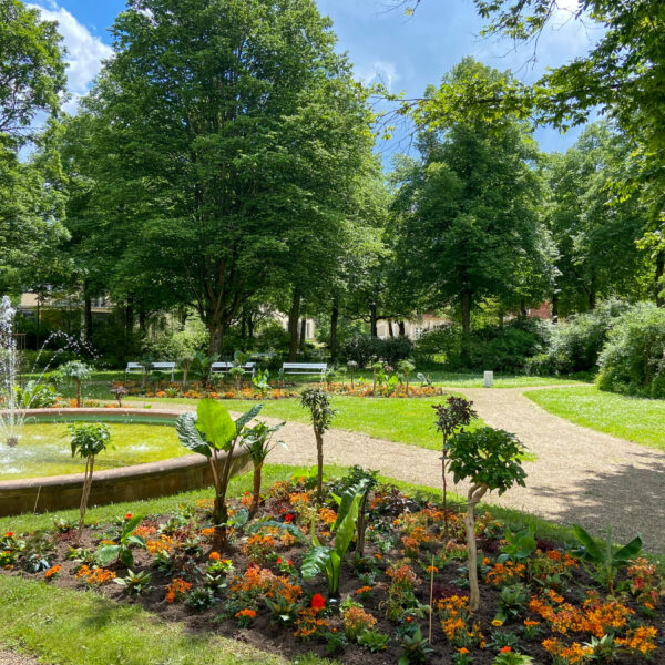 Sommer im Kurpark Bad Bocklet