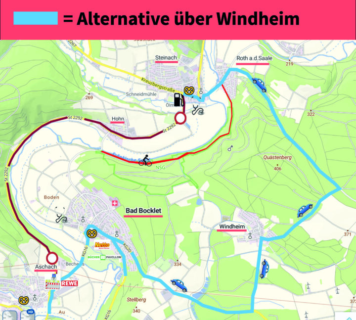 Alternative über Windheim