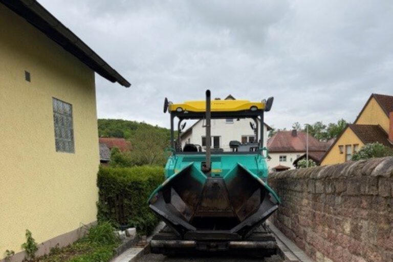 Einbau Asphaltragschicht