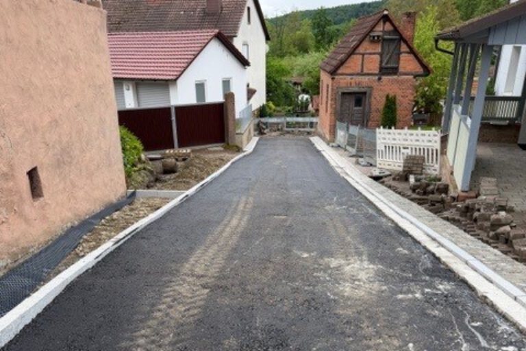 Einbau Asphaltragschicht