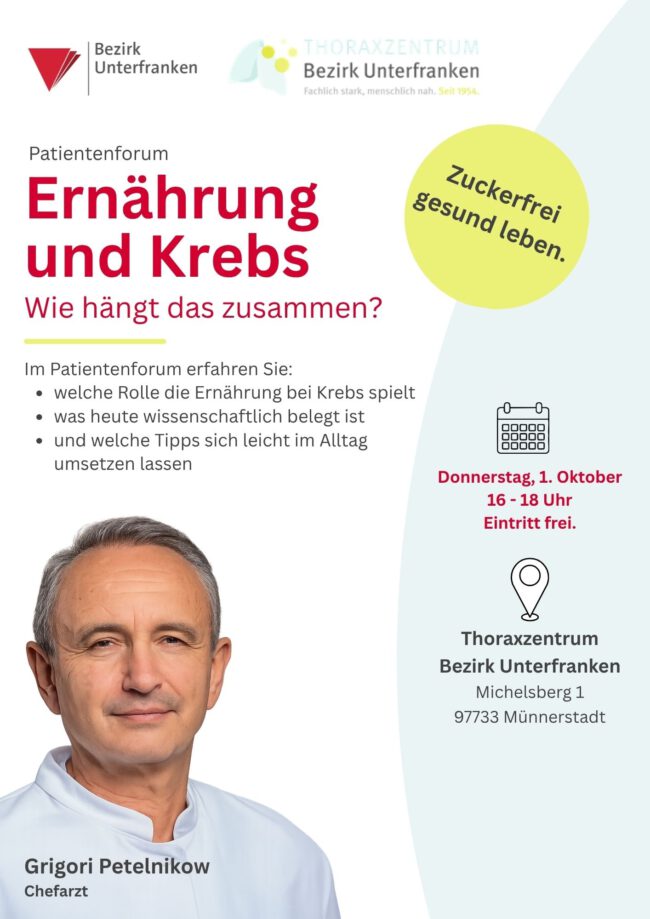 Vortrag: Ernährung und Krebs – wie hängt das zusammen? Foto