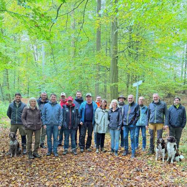 Gruppenbild am Hirtenbrünnlein in Bad Bocklet