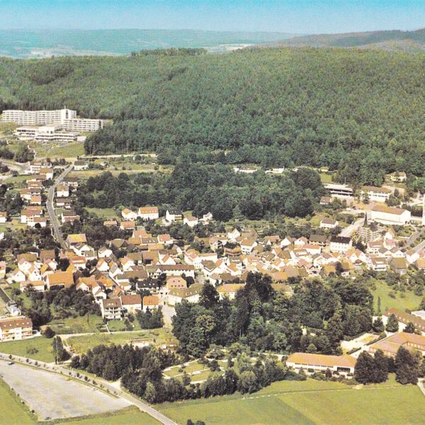 Bad Bocklet aus der Vogelperspektive