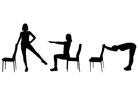 Bewegungstraining am Stuhl