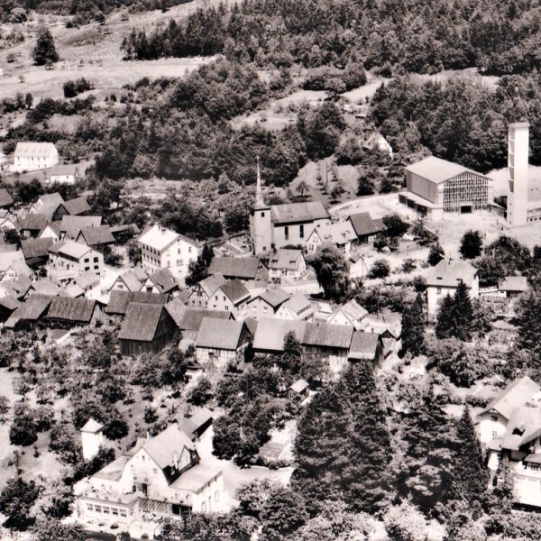 Bad Bocklet aus der Vogelperspektive