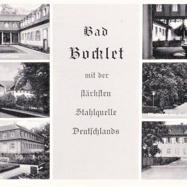 Bad Bocklet mit der stärksten Stahlquelle Deutschlands