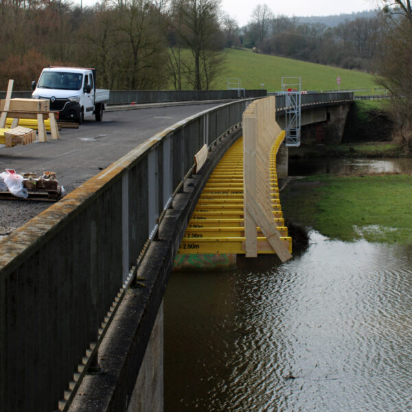 16.03.2023 - Saalebrücke bei Aschach