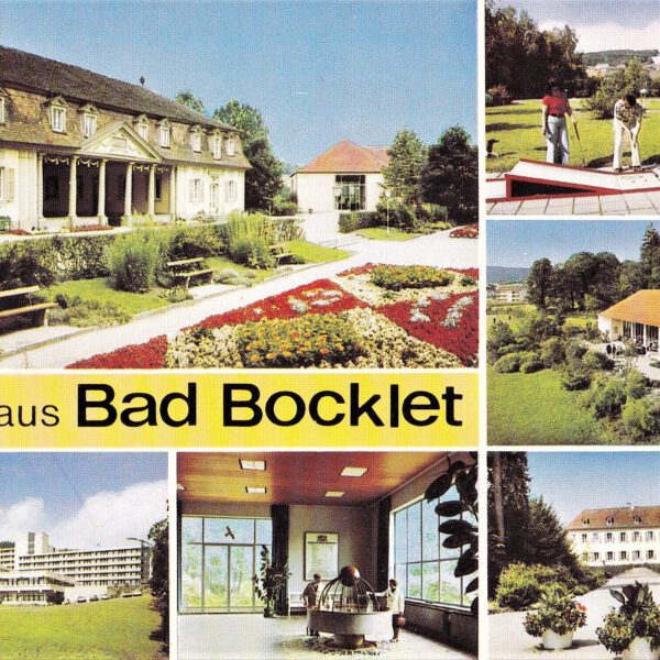 Brunnenbau, Wandelhalle und Minigolfanlage