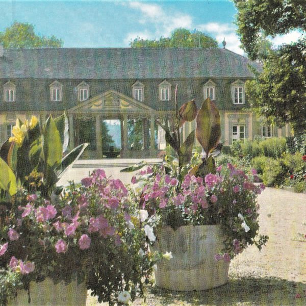 Brunnenbau mit Blütenpracht