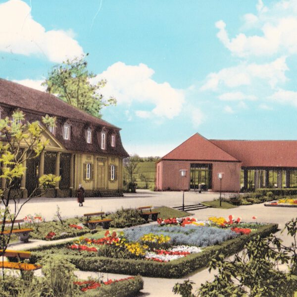 Brunnenbau und Wandelhalle