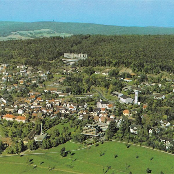 Der Kurort aus der Vogelperspektive