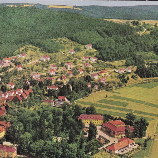 Ein Blick von Oben auf die Kuranlagen