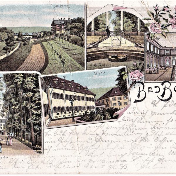 Gruß aus Bad Bocklet von 1897