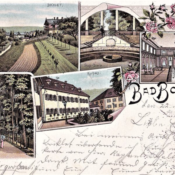 Ein Gruß aus Bad Bocklet von 1898