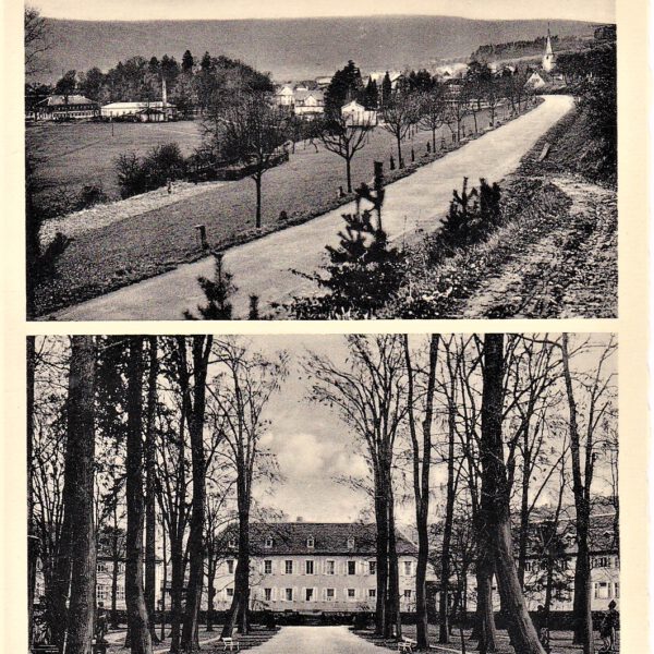 Der Kurgarten mit Blick auf den Fürstenbau