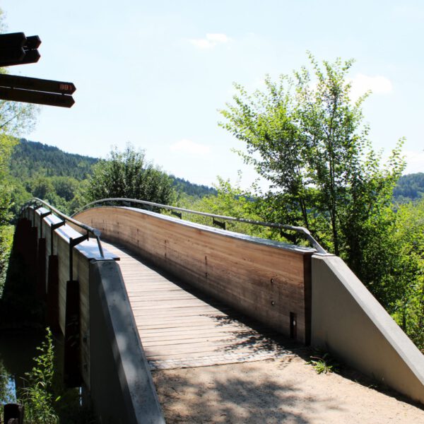 Reitersteg im Kurpark Bad Bocklet