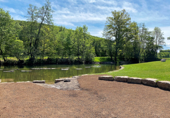 Saale Mäander in Bad Bocklet erstrahlt im neuen Glanz