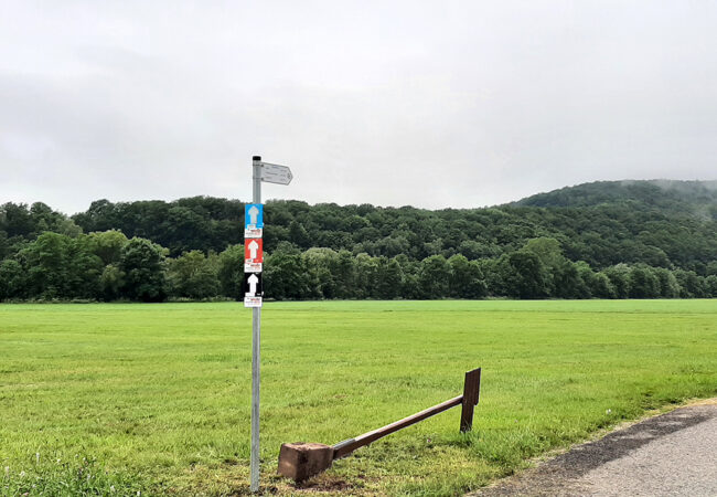 Neue Wanderwege-Beschilderung