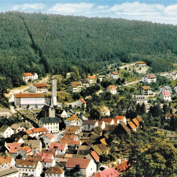 Ortsansicht mit Baugebiet