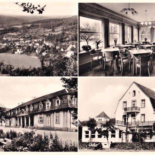 Pension Kunzmann um 1958