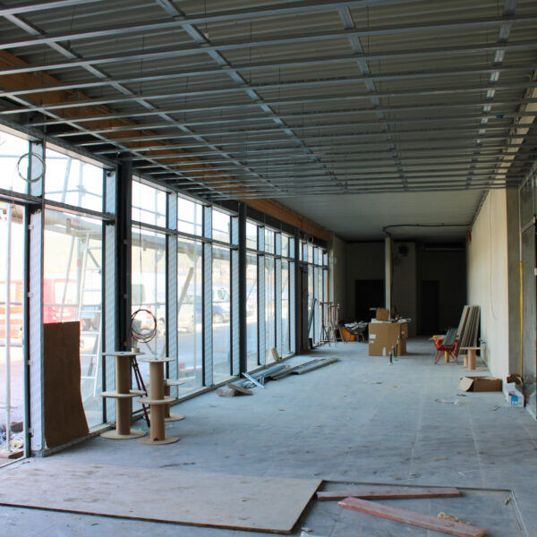 25.02.2021: Angrenzend an den Eingangsbereich wird der Bäcker seinen Platz erhalten.