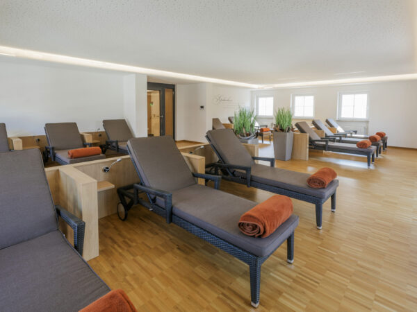 Der Ruheraum im Spa I Badehaus