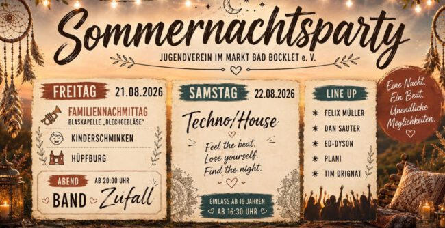 Sommernachtsparty Foto