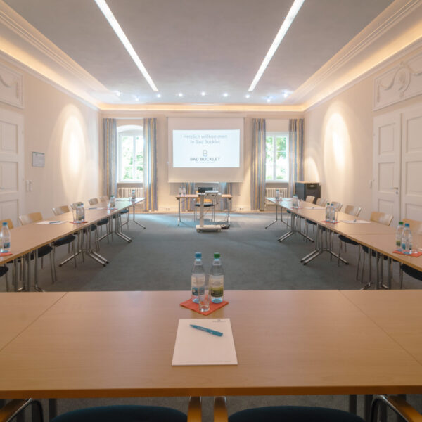 Tagungsraum, Bestuhlung in U-Form